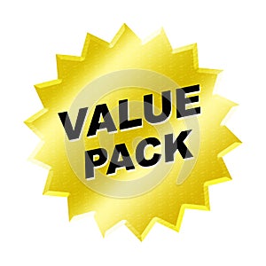 Value Pack Sign