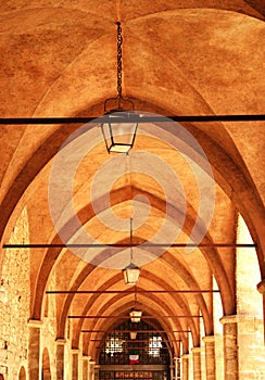 Valuted ceiling in Bergamo photo