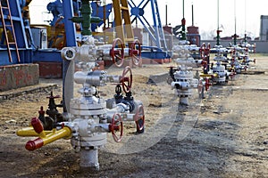 Valve on production wellhead