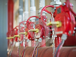 The valve of system Industrial of fire extinguishing.