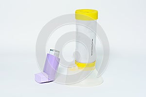 Valved holding chambers