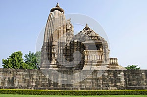 VAMANA TEMPLE, Facade - South View, Eastern Group, Khajuraho, Madhya Pradesh, UNESCO World Heritage Site