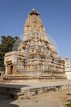 Vamana temple at Khajuraho.India. photo