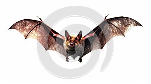 Vampire bat isolated on white background. Generative AI