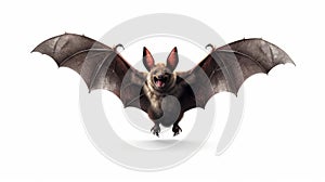 Vampire bat isolated on white background. Generative AI