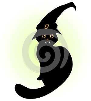 Vampire cat with hat