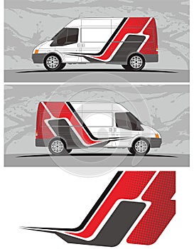 Van car and vehicle decal Graphics Kit designs photo