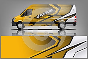 Van car Wrap design for company