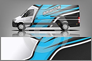 Van car Wrap design for company