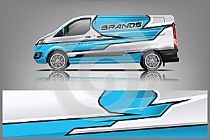 Van car Wrap design for company