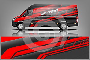 Van car Wrap design for company photo