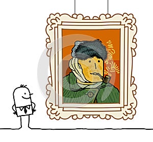 Van Gogh cartoon