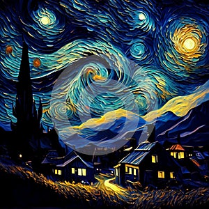 Van Gogh, the renowned Dutch painter, had a unique ability to capture the beauty of strange photo