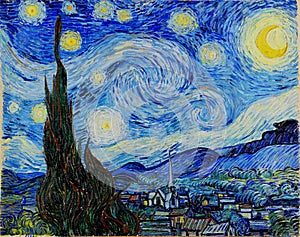 Van Gogh The starrz night photo