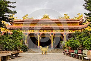 Van Hanh pagoda near Big Golden Sitting Buddha in Dalat, Vietnam