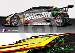 Van livery graphic vector. abstract grunge background design for vehicle vinyl wrap and car branding