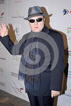 Van Morrison on the red carpet.