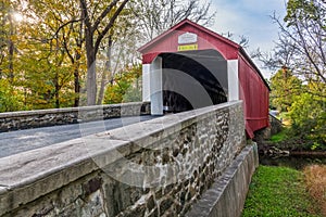 Van Sandt Covered Bridge View