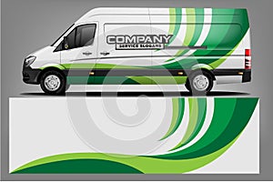 Van wrap design. Wrap, sticker and decal design