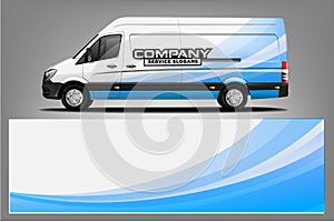 Van wrap design. Wrap, sticker and decal design