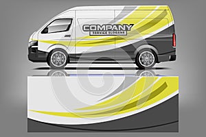 Van wrap design. Wrap, sticker and decal design