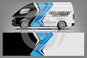 Van wrap design. Wrap, sticker and decal design