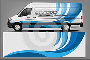 Van wrap design. Wrap, sticker and decal design