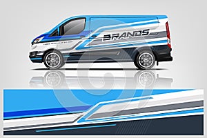 Van Wrap Livery design. eps 10.vector