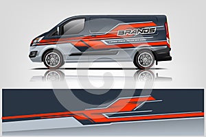 Van Wrap Livery design. eps 10.vector