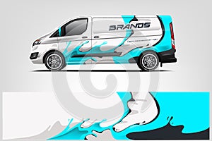 Van Wrap Livery design. eps 10.vector