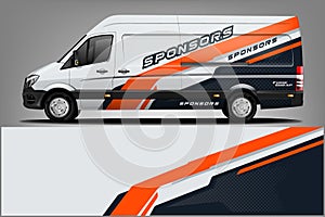 Van Wrap Livery design. eps 10.vector