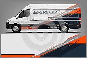 Van Wrap Livery design. eps 10.vector