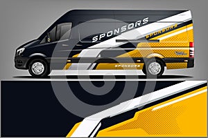 Van Wrap Livery design. eps 10.vector