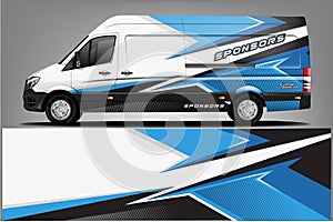 Van Wrap Livery design. eps 10.vector