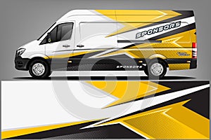 Van Wrap Livery design. eps 10.vector