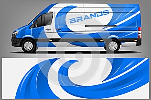 Van Wrap Livery design. eps 10.vector