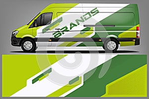 Van Wrap Livery design. eps 10.vector