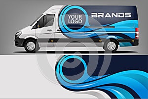 Van Wrap Livery design. eps 10.vector