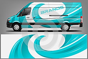 Van Wrap Livery design. eps 10.vector