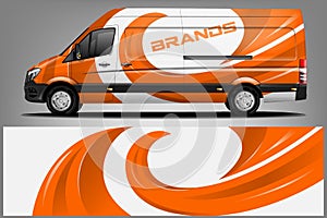 Van Wrap Livery design. eps 10.vector