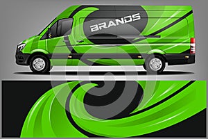 Van Wrap Livery design. eps 10.vector