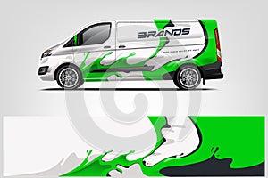 Van Wrap Livery design. eps 10.vector