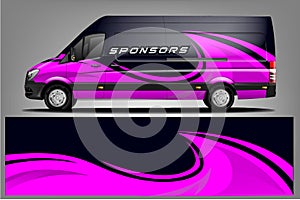 Van Wrap Livery design. Ready print wrap design