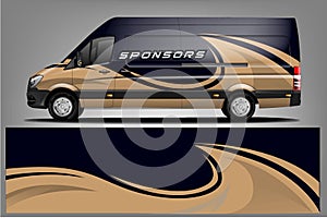 Van Wrap Livery design. Ready print wrap design