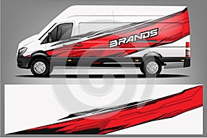 Van Wrap Livery design. Ready print wrap design