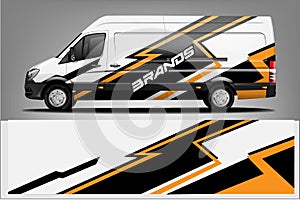 Van Wrap Livery design. Ready print wrap design