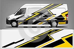 Van Wrap Livery design. Ready print wrap design