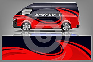 Van Wrap Livery design. Ready print wrap design