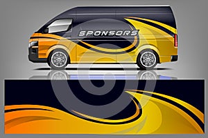 Van Wrap Livery design. Ready print wrap design