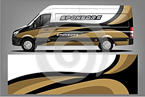 Van Wrap Livery design. Ready print wrap design